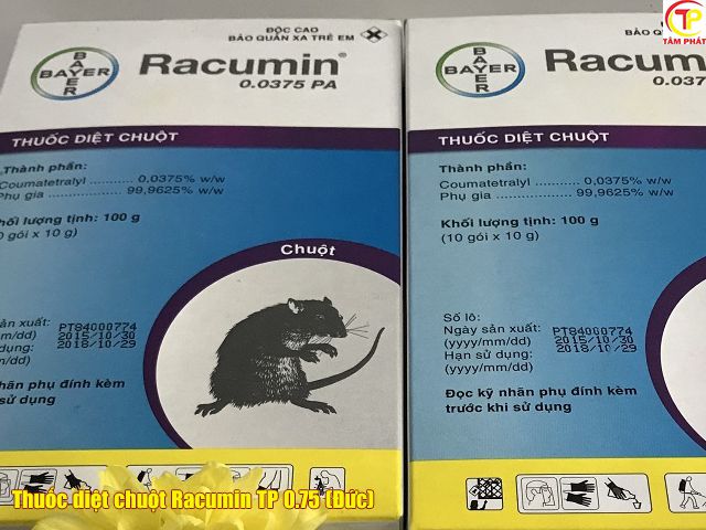 Racumin TP 0.75 (Đức) xua tan nỗi lo về chuột cho mọi nhà